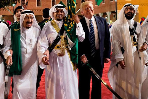 Trump en Arabia Saudí Arabia Saudita responde a las “ofensas” de Trump